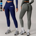 XW-CCK4596 Wholesale High Waist Fitness Front V Shape Legging Sportswear Hip Line Custom Slimming Gym Sports Yoga Leggings MegaBDM