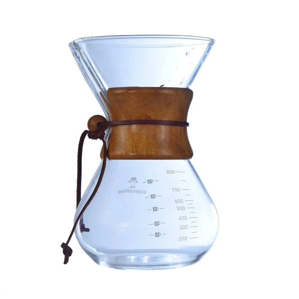 Z Wholesale Hot Selling 800ml Glass Coffee Pot Pour-over Glass Coffee Maker CH6
