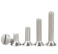 M3 M4 M5 M6 M8 GB68 Stainless Steel Bolts Flat Slotted Countersunk Head Machine Screws
