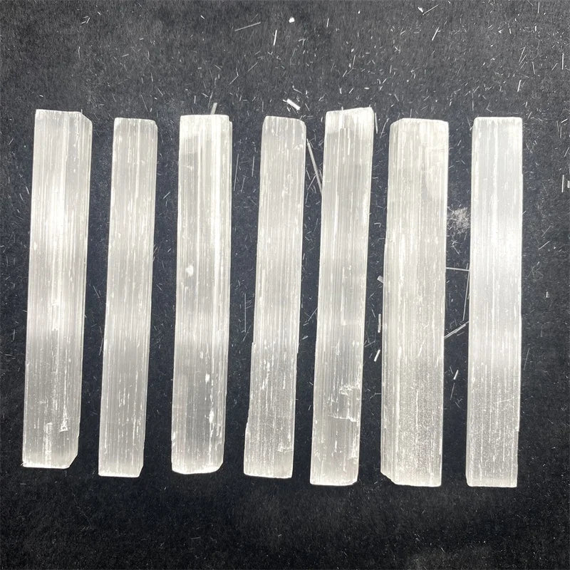 Wholesale Natural Rough Gypsum Crystal Wand Point White Selenite Stick for Healing