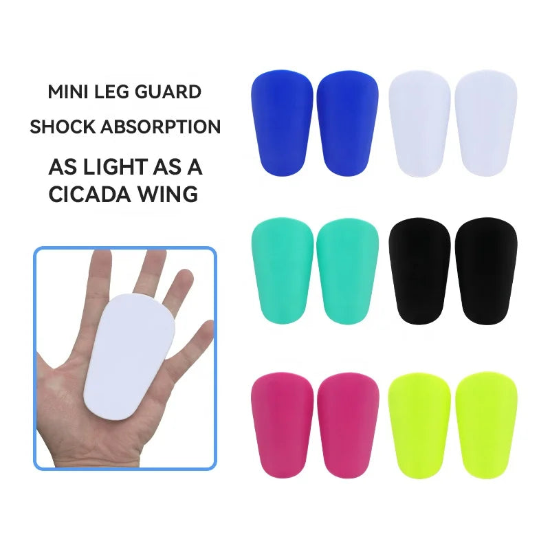 LINGTU Football Sports Wear Custom Logo 10 Cm*6 Cm Blank Mini Soccer Shin Guards Mini Shin Pads