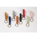 Custom logo PU Leather Keychain Promotional Gift Handmade Key Ring Car Key Chain