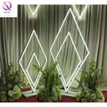 Diamond Shaped Aisle Decoration White Road Lead LED Lighting Wedding Road Light Wedding Walkway Decoration