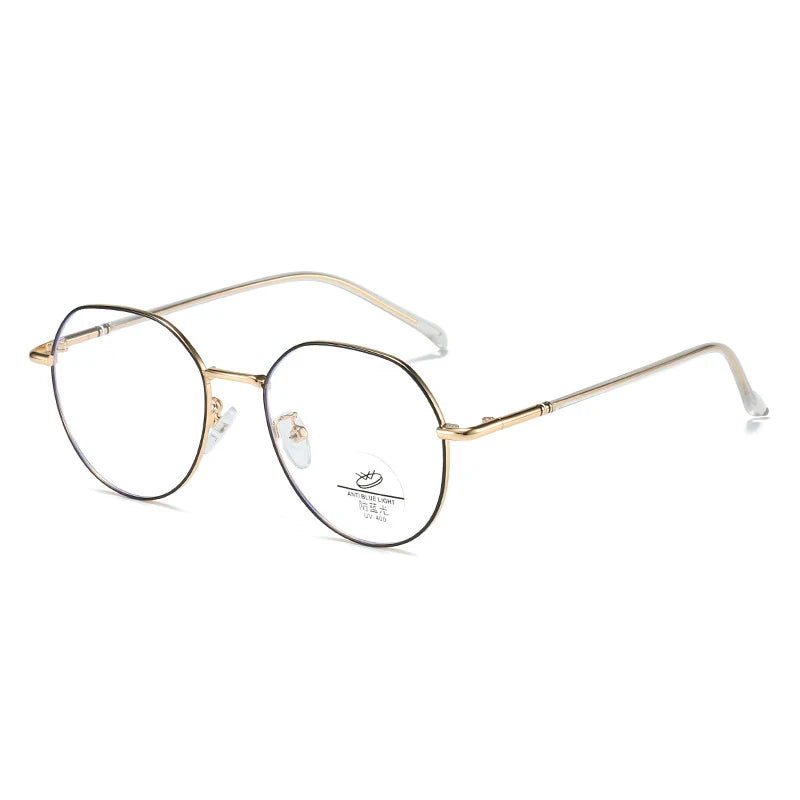 Metal Optical Eyewear Fashion Eyeglasses Spectacle Frame Blue Ray Cut Computer Glasses Anti Blue Light Blocking Glasses