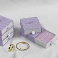 Custom Logo Recyclable Handmade Slide Gift Box Packing for Jewellery Earring Necklace Bracelet Rings Paper Jewelry Drawer Box