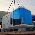 Cheap price prefab houses modern luxury villa space capsule house prefabricated home for Australia