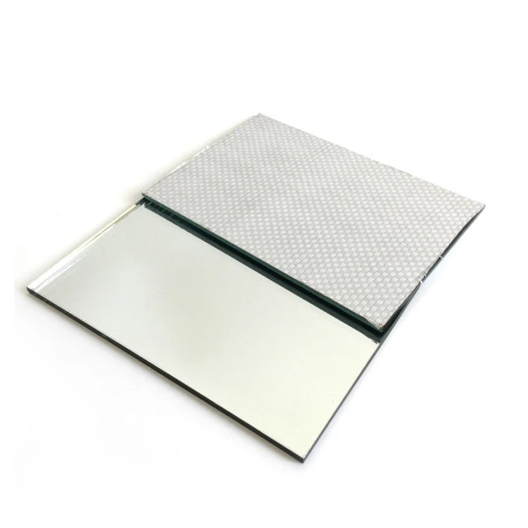 Large Commercial Safety Edge square Frameless Dressing Safety Wall Gym Mirror 3mm -6mm Silver Safety Bathroom Glass Mirror