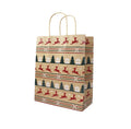 2025 New Christmas Kraft Paper Bags Custom Eco-friendly Paper Bags Kraft Paper Handbags MegaBDM