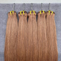 #35 Deep Auburn 100% Virgin Brazilian Hair Vendors Double Weft Raw Hair Wet and Wavy Extension Bone Straight Bundles