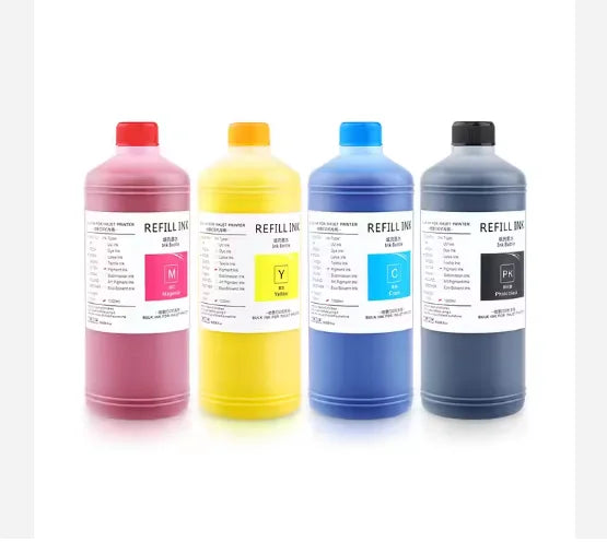 Ocbestjet 500ML/Bottle 4 Colors Sublimation Dye Ink Cartridge for Ricoh SG 2100n GC21 GC31 GC41 Printer