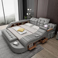 Tatami Smart Bed Multifunctional Combination Customized Massage Soft Bed Leather Bed Bedroom Furniture