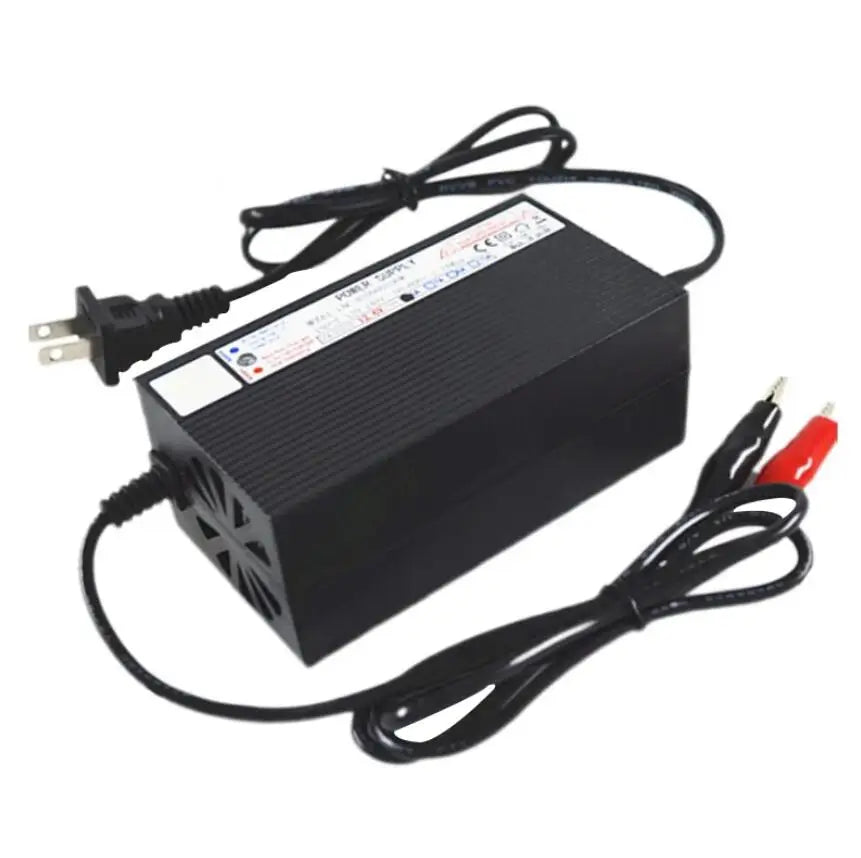 3.65V 5A 10A 15A Electric Charger for 1S LiFePO4 Battery Pack Plastic Material CC/CV