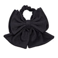 Sweet Fabric Elastic Long Hair Scrunchies Dye Tie Bow Ponytail Solid Color Rope Styling Women's Festival Chinese Style