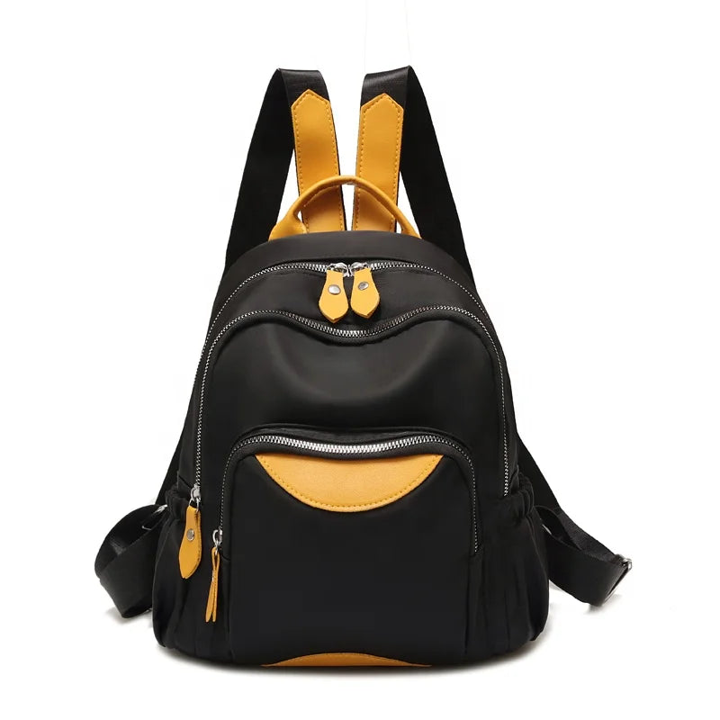 2021 New Design Leisure Women Backpack Fashion Simple Ladies Shoulder Bag Multifunctional Oxford College Backpack for Girls