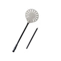 Hot Sale Detachable Handle Pizza Peel Shovel Anodized Aluminum Blade With Black Aluminum Handle