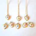 Custom Vintage Tiny Heart Locket Choker Necklace Dainty Heart Necklace for Women Jewelry Gift Valentine's Gift