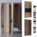 Yohome Manufacturer Design House Main Entrance Door Wooden Front Entrance Doors High Security Entrance Door