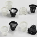 Plastic Net Cup Mesh Microgreen Plant Basket Net Pot Hydroponic Growing Plant Mesh Net Pot Mesh Cup Plastic Basket