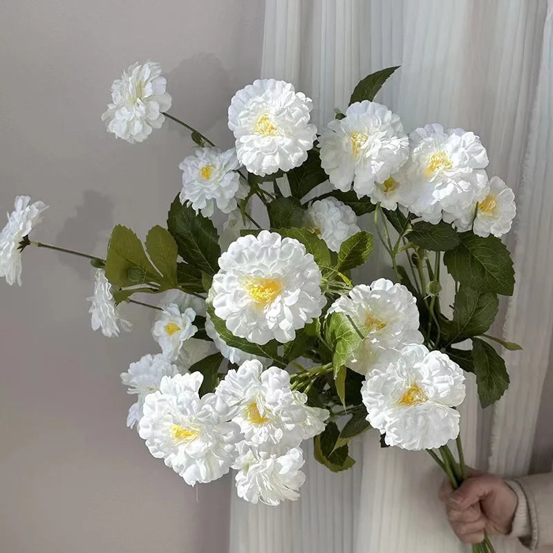 Z-0182 Exquisite Elegant Lovely Peony Graceful Beautiful Silk Artificial Flowers