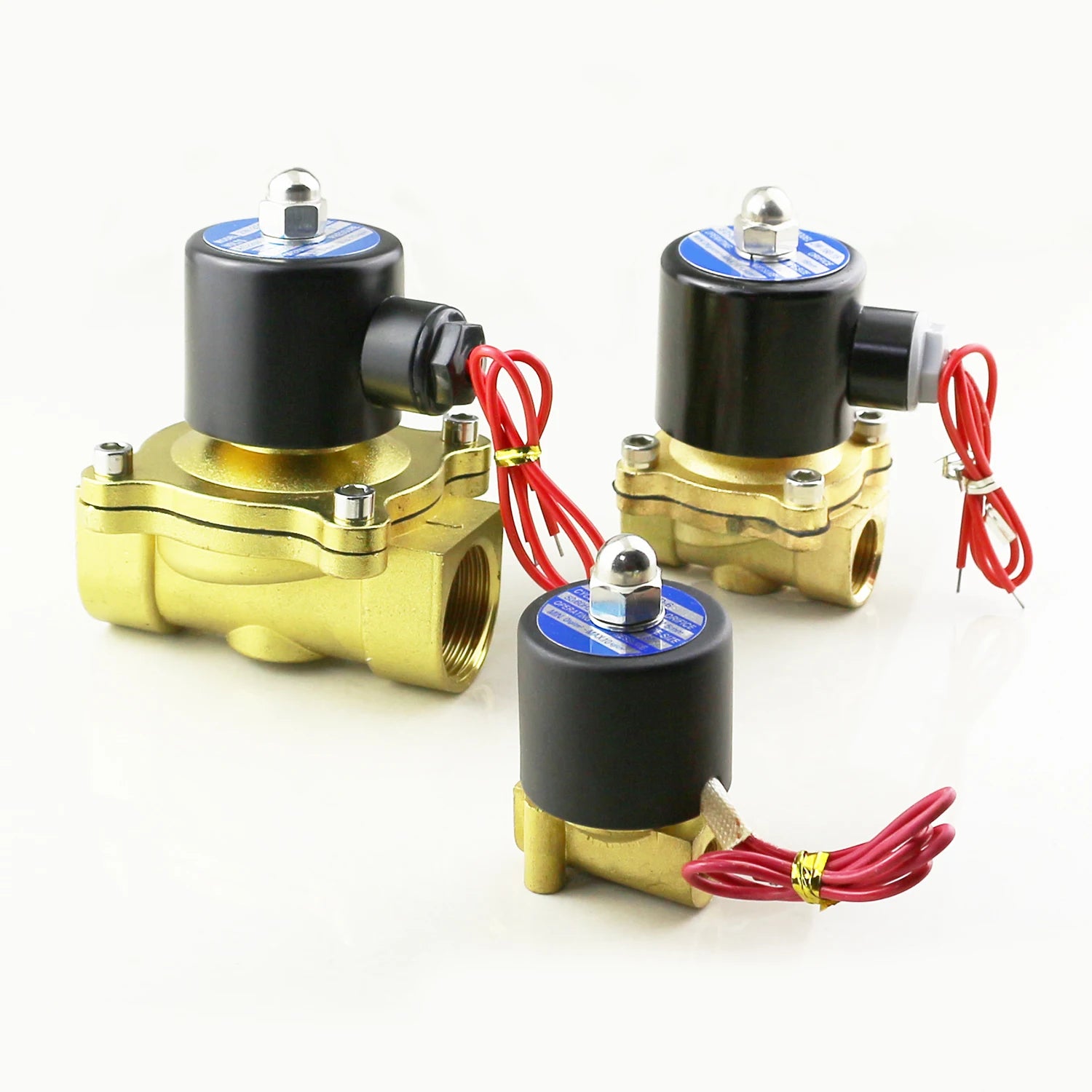 2W Brass Water Solenoid Valve 2/2 Way 2W160-15 to 2W500-50 Pneumatic Control 2W200-20 to 2W350-35 Competitive Price