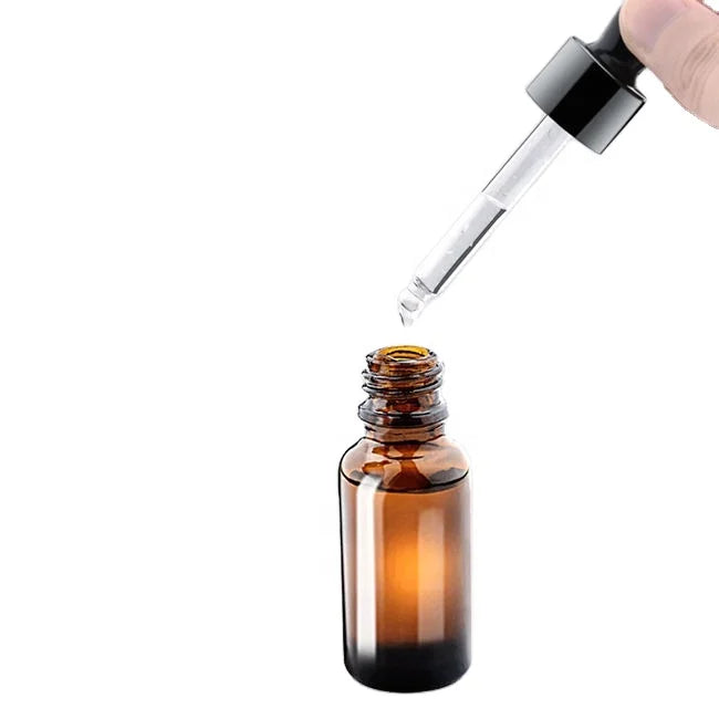 Glass Bottle Hot Sale 50ml Amber Transparent Blue Green Black Essential Oil Bottle Essence Bottle