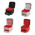 Hot New Multilayer Octagonal Flip Drawer Gift Box White Cardboard Jewelry Box with Glossy & Matt Lamination Printing