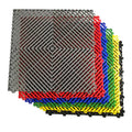 Modular Colorful Plastic Garage Flooring Mats Interlocking Garage Floor Tiles for Car Detailing Shop Workshop