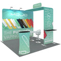 New Design Custom Display Stand Full Color Wholesale Tension Fabric Promotion Exhibition Portable Trade Show Booth Display 10x10