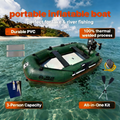 SOLAR MARINE B230-3 7.5FT 0.7MM PVC 3 Person 320kg Max Load Inflatable Fishing Boat Portable Folding Kayak Accessories