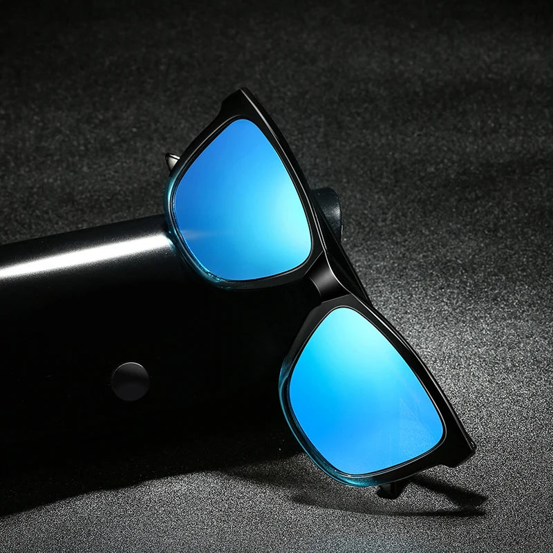 Square High Quality Frames Polarized PC Lens Wholesale Fashion Cheap Mens Sunglasses