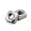 Black Oxide Carbon Steel Square Nut Zinc Plated with Polished Finish Stainless Steel Thread