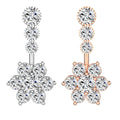 CZ Flower Crystal Star Customized Children's Belly Button Ring Surgical Steel with Zircon Main Stone for Girls' Navel Piercing