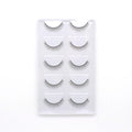 056# 5 Pairs/set False Eyelashes Handmade Training Lashes for Beginners Eyelash Extensions Beauty Salon Student Practice