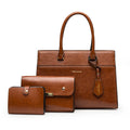 High-Capacity Women's Fashion Handbags Set Unique PU Clutch Bag and Cover Popular Ins Style