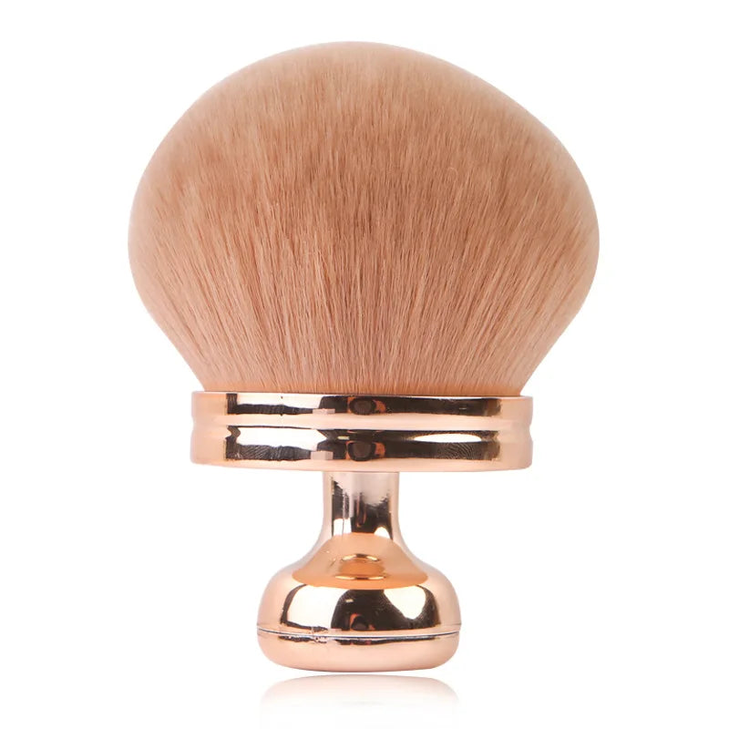 JDK Rose Gold Synthetic Powder Brush Kabuki Brush for Loose Powder