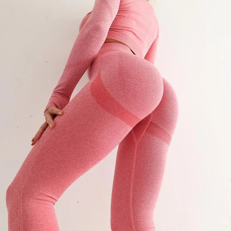 Yoga Leggings Women Yoga Pants Push up High Waist Seamless Fitness Running Sport Jogging Sports Pants Girls Leggins