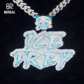 Custom Moissanite Name Pendant Pass Diamond Tester Round Brilliant Cut Diamond 925 Silver Iced Out Pendant Jewelry