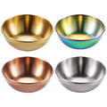 Wholesale Soy Sauce Bowl Steak Salad Tomato Dipping Stainless Steel Sauce Cup