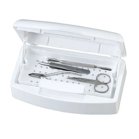 TSZS Professional Plastic Manicure Nail Box Clipper Tweezers Nail Art Sterilizer Tool Salon Nail Sterilizer Disinfection Box