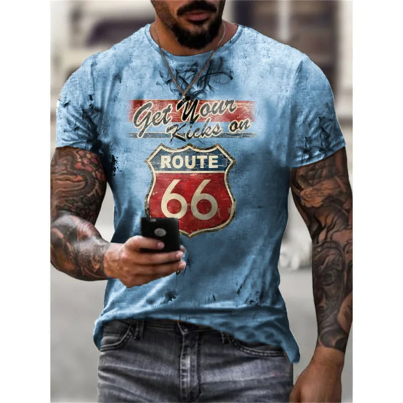 Summer T-shirt Men's Outdoor Leisure Stretch T-shirt Custom Sports Running Plus Size Men T-shirt