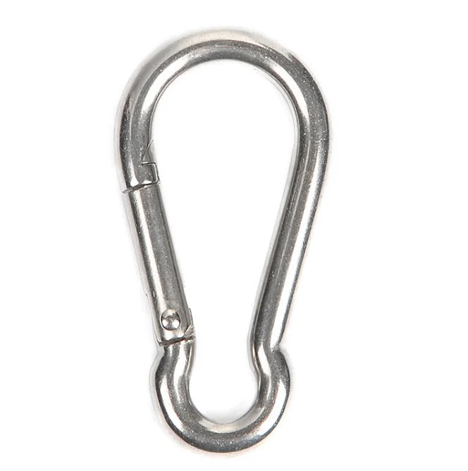 4mm Cheap Stainless Steel Key Chain Snap Hook Climbing Carabiner