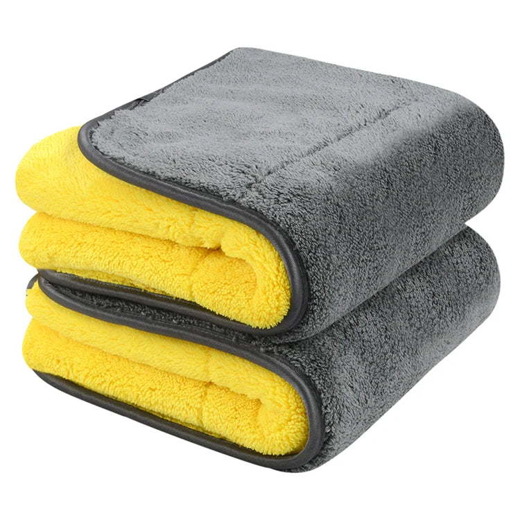Wholesale 600 GSM 16x16 cm Microfiber Car Cleaning Towel Quick-Dry Woven Super Absorbent Eco-Friendly All-Season