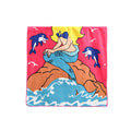 2023 Popular Cartoon Microfiber Kids Hooded Beach Bath Towel