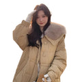 2024 Fashion Fashion Real Fox Fur Collar Thickening Beautiful Feather Down Jacket Coats Women