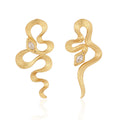 Wholesale 925 Silver Fashion Earrings for Women Niche Design Simple 925 Sterling Silver Snake Stud Earring  Piercing Jewelry