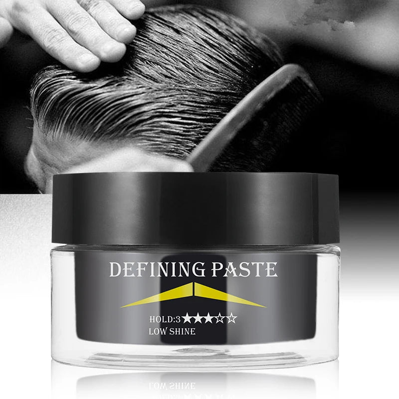 Private Label Organic Strong Hold Matte Finish Heat Protection Texturizing Hair Styling Wax for Men