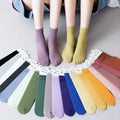 Wholesale Summer Solid Color Ice Silk Long Slouch Socks Women Thin Breathable Slouchy Socks