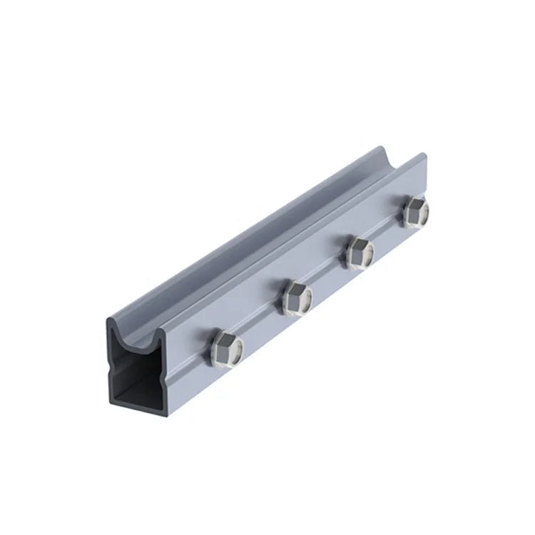 AL6005-T5 40x40 Photovoltaic Solar Structure Mounting Kit Aluminum Rail Component Connector ISO/CE Certified