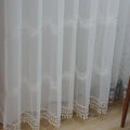 Soft Touching Embroidery Sheer Curtain Blinds