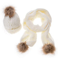 Wool Fuzzy Knitted Custom Winter Beanie Women Men Hat Caps Scarf Set Designer Team Logo Faux Fur 100% Wool Camouflage Character